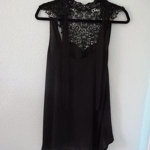 Vintage Black Lace Top